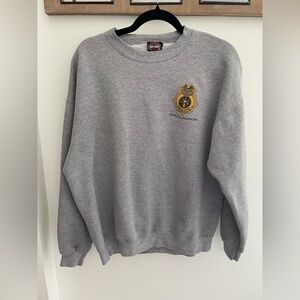 Harley-Davidson Firefighter Gray Crewneck Sweatshirt
